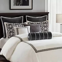 Madison Park Signature Jarvis Embroidery 8-pc Oversized Comforter Set