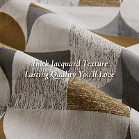 Madison Park Signature Cirque Jacquard Oversized Midweight Down Alternative Comforter Set