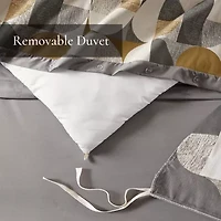 Madison Park Signature Cirque Jacquard Oversized Midweight Down Alternative Comforter Set