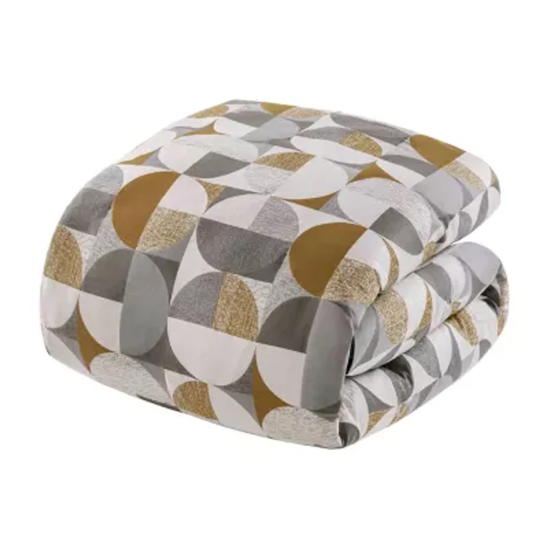 Madison Park Signature Cirque Jacquard Oversized Midweight Down Alternative Comforter Set