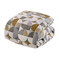 Madison Park Signature Cirque Jacquard Oversized Midweight Down Alternative Comforter Set