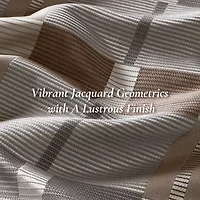 Madison Park Signature Prescott Jacquard Oversized Midweight Down Alternative Comforter Set