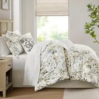 Harbor House Herbal Cotton Sateen Print Oversized 6-pc. Midweight Down Alternative Comforter Set