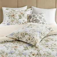 Harbor House Herbal Cotton Sateen Print Oversized 6-pc. Midweight Down Alternative Comforter Set