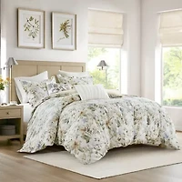 Harbor House Herbal 5-pc. Cotton Sateen Print Easy Care Duvet Cover Set