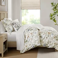 Harbor House Herbal 5-pc. Cotton Sateen Print Easy Care Duvet Cover Set