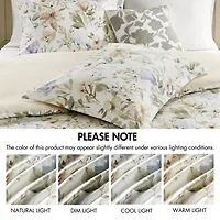 Harbor House Herbal 5-pc. Cotton Sateen Print Easy Care Duvet Cover Set