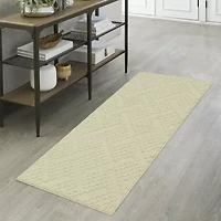Maples Textured Solid Weave Indoor Rectangular Runner