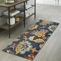 Maples Jacobean Floral Indoor Rectangular Runner