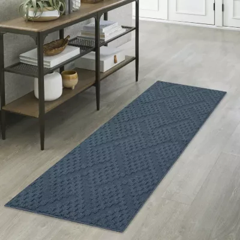 Maples Textured Solid Weave Indoor Rectangular Runner