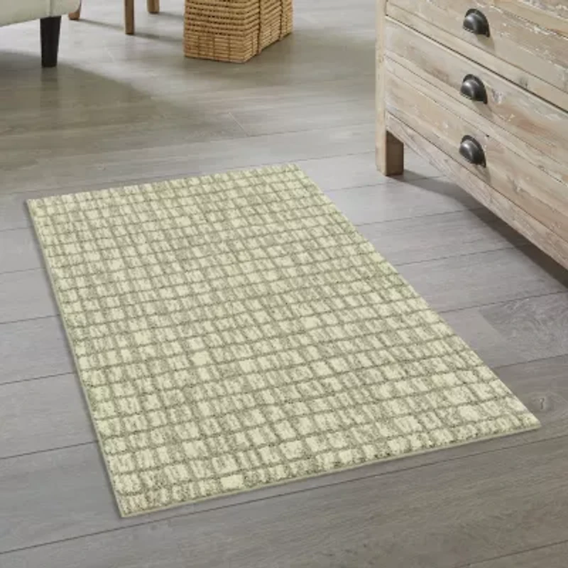 Maples Grid Indoor Rectangular Accent Rug