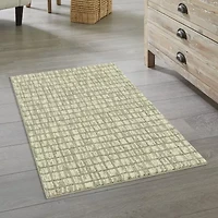 Maples Grid Indoor Rectangular Accent Rug