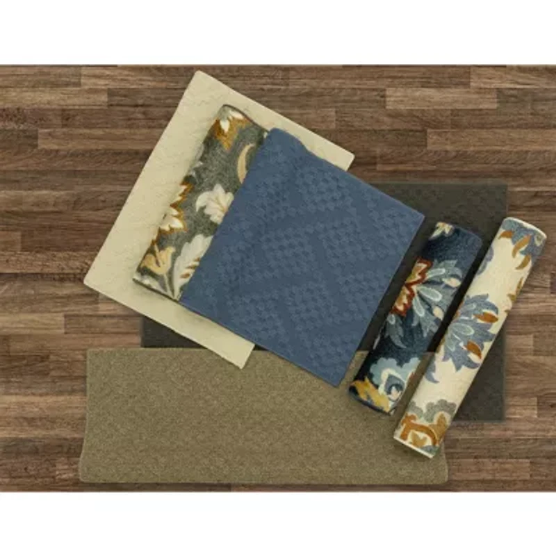 Maples Textured Solid Weave Indoor Rectangular Accent Rug