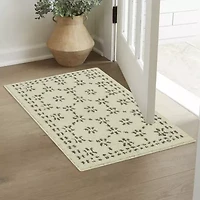 Maples Star Gray Indoor Rectangular Accent Rug