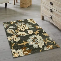 Maples Jacobean Floral Indoor Rectangular Accent Rug