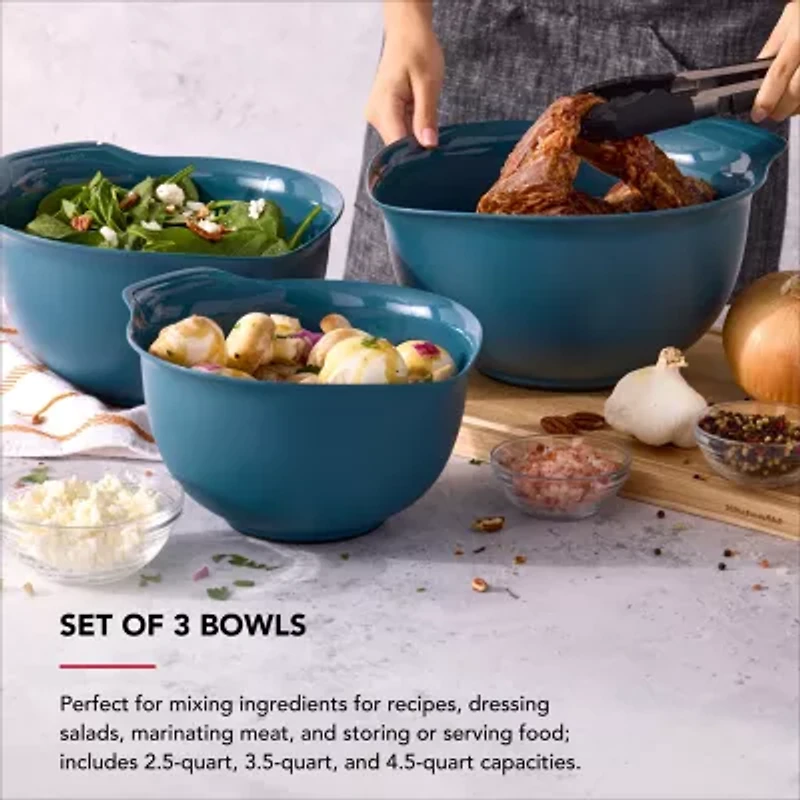 KitchenAid 3-pc. Mixing Bowl Set