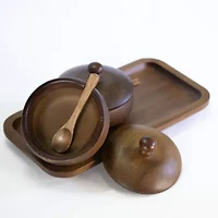 BergHOFF Acacia Wooden 5-pc. Stackable Spice Holder