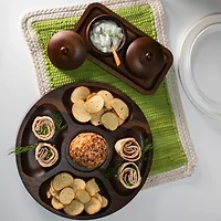 BergHOFF Acacia Wooden 5-pc. Stackable Spice Holder