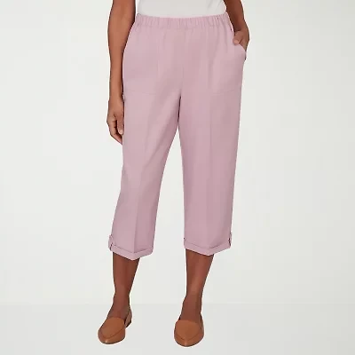 Alfred Dunner Vintage Charm Womens Straight Capri Pant