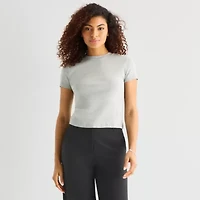 a.n.a Perfect Tee Womens Crew Neck Short Sleeve T-Shirt