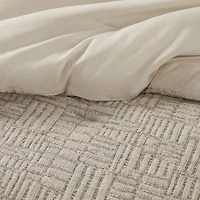 Croscill Harper Oversized Cotton Matelasse 3-pc. Midweight Comforter Set