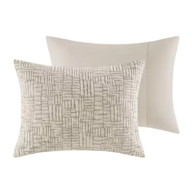 Croscill Harper Oversized Cotton Matelasse 3-pc. Midweight Comforter Set