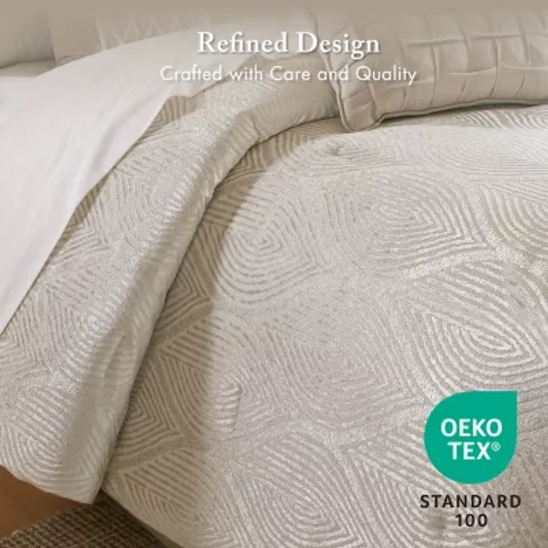 Madison Park Drift Jacquard 10-pc. Comforter & Quilt Set