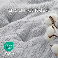 Harbor House Breeze Cotton Gauze Embroidered Euro Sham