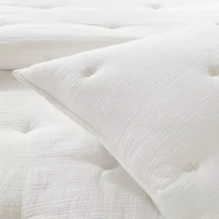 Harbor House Breeze Cotton Gauze  Embroidered 3-pc. Easy Care Quilt Set