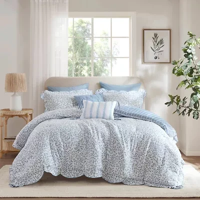 Madison Park Eamon Print 5-pc. Midweight Down Alternative Comforter Set