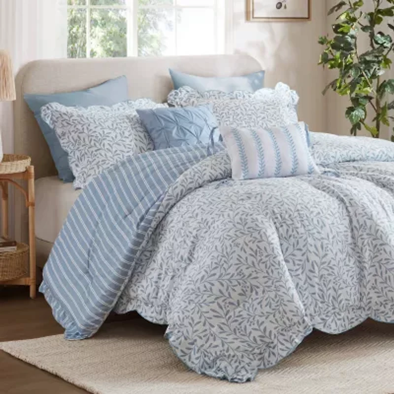 Madison Park Eamon Print 5-pc. Midweight Down Alternative Comforter Set