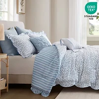 Madison Park Eamon Print 5-pc. Midweight Down Alternative Comforter Set