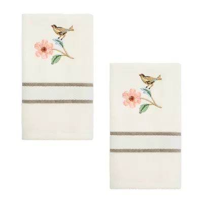 Avanti Pretty Birds 2-pc. Fingertip Towel