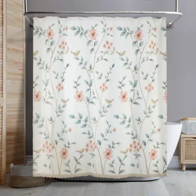 Avanti Pretty Birds Shower Curtain
