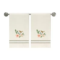 Avanti Pretty Birds 2-pc. Floral Bath Towel