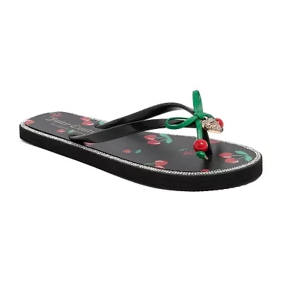 Juicy Couture Womens Flip-Flops