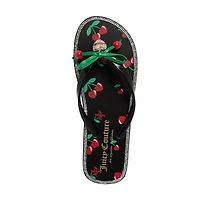 Juicy Couture Womens Flip-Flops