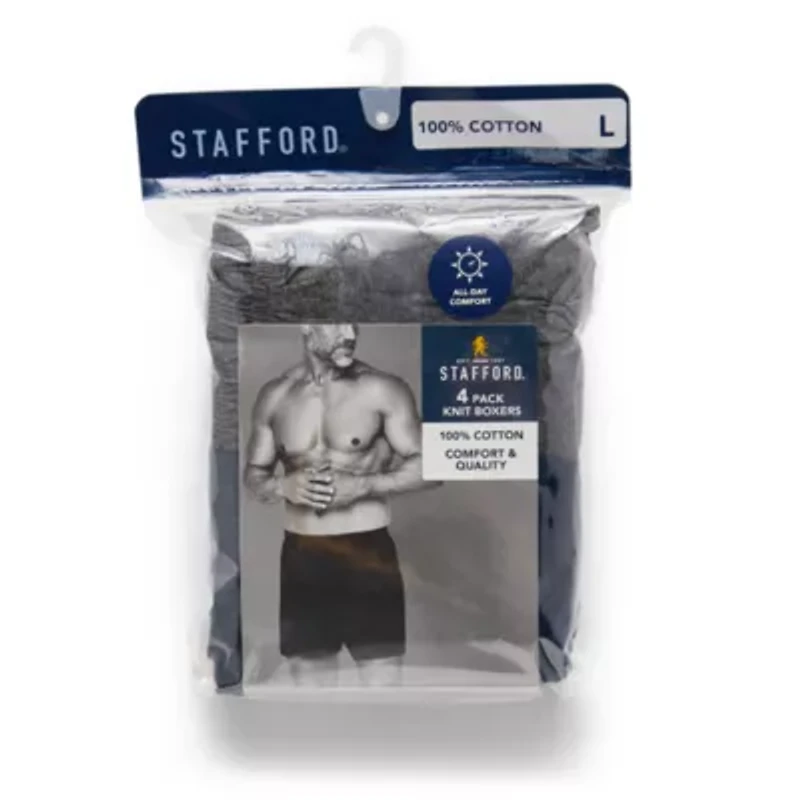 Stafford Cotton Knit Mens Boxers 305939