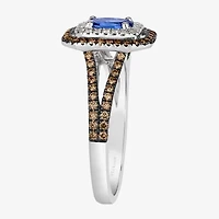 Le Vian Grand Sample Sale Le Vian Grand Sample Sale Limited Quantities! Womens 1/2 CT. T.W. Genuine Blue Tanzanite 14K Gold Oval Side Stone Cocktail Ring