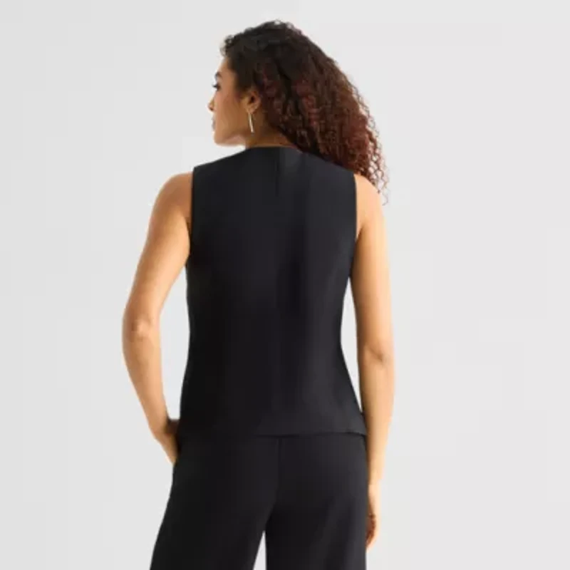 a.n.a Womens Crew Neck Sleeveless Vest