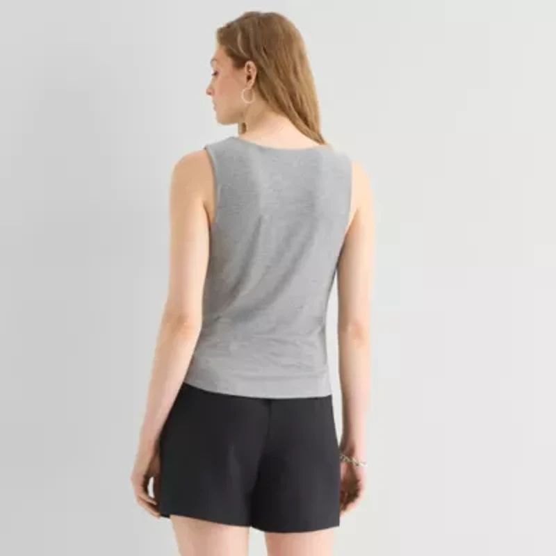 a.n.a Womens Cowl Neck Sleeveless Tank Top