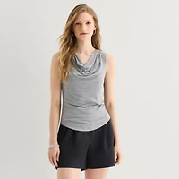 a.n.a Womens Cowl Neck Sleeveless Tank Top