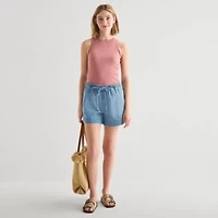 a.n.a Womens 4" Mid Rise Denim Short