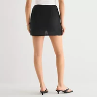 a.n.a Linen Womens Mini Pencil Skirt