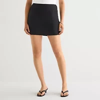 a.n.a Linen Womens Mini Pencil Skirt