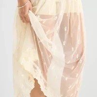 a.n.a Lace Womens Maxi Skirt