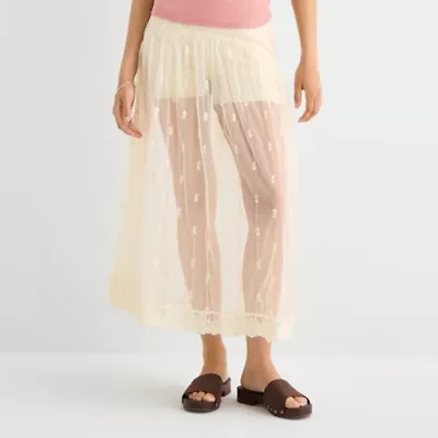 a.n.a Lace Womens Maxi Skirt