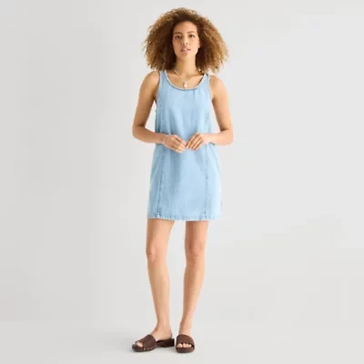 a.n.a Womens Sleeveless A-Line Dress
