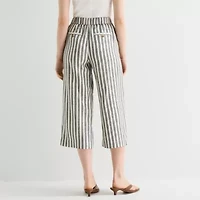 a.n.a Womens Wide Leg Cropped Pant