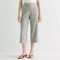 a.n.a Womens Wide Leg Cropped Pant